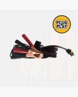 Lightforce ALILEADAMP Alligator Clip Lead with Inline Fuse and AMP plug